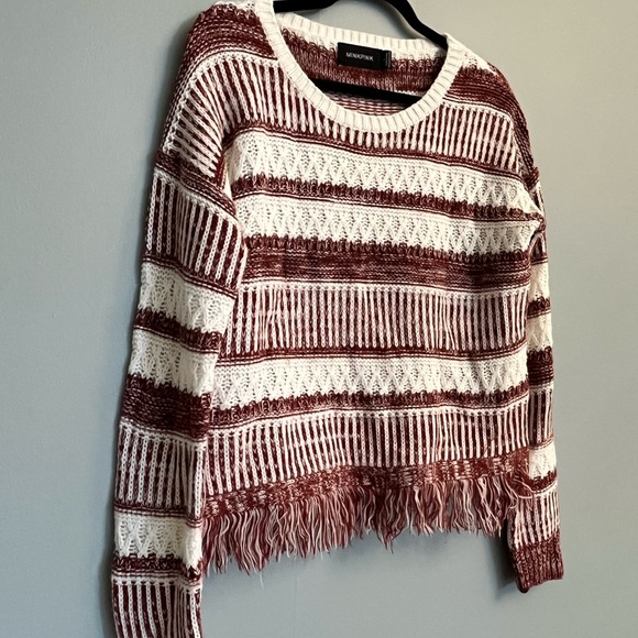 Mink Pink Fringe Sweater - Picture 2 of 6